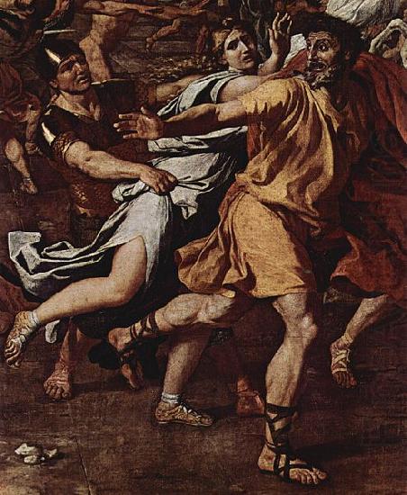 Enlevement des Sabines, Detail, Nicolas Poussin